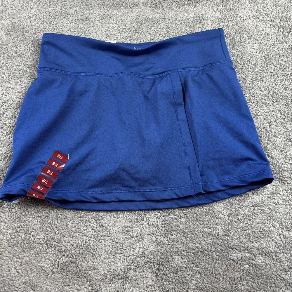 Member's Mark Active Skort Built in Shorts Girls ‎ 7/8 Blue